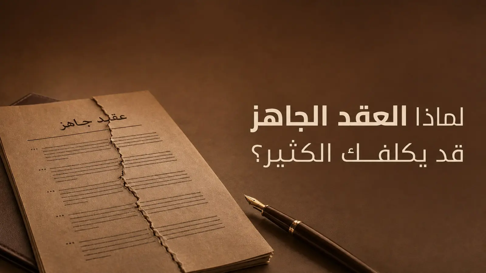 مخاطر العقود الجاهزة