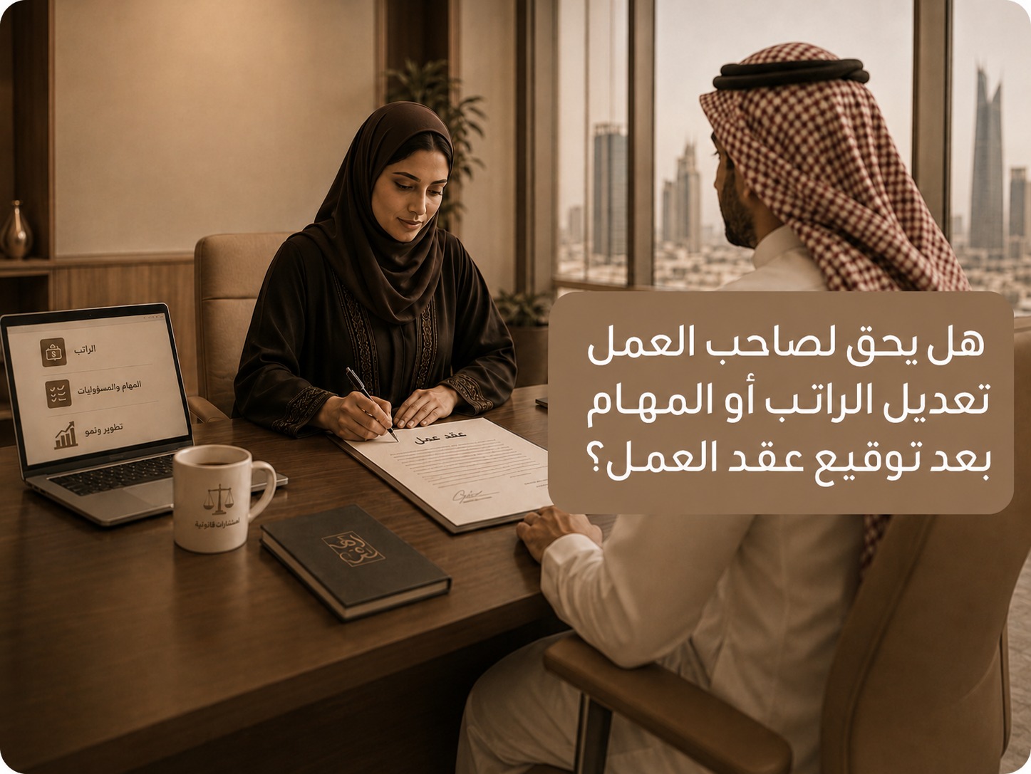 هل يحق لصاحب العمل تعديل الراتب أو المهام بعد توقيع عقد العمل؟